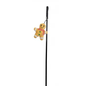 Christmas Cat Pole Gingerbread Cat Toy