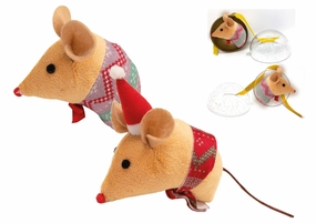 CHRISTMAS CAT TOY HOLIDAY MOUSE 9 cm cat toy set,cat teaser