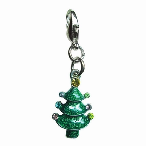 Christmas Tree Sparkling Ornaments Enamel Dog Collar Charm dog collar charm,pet tag