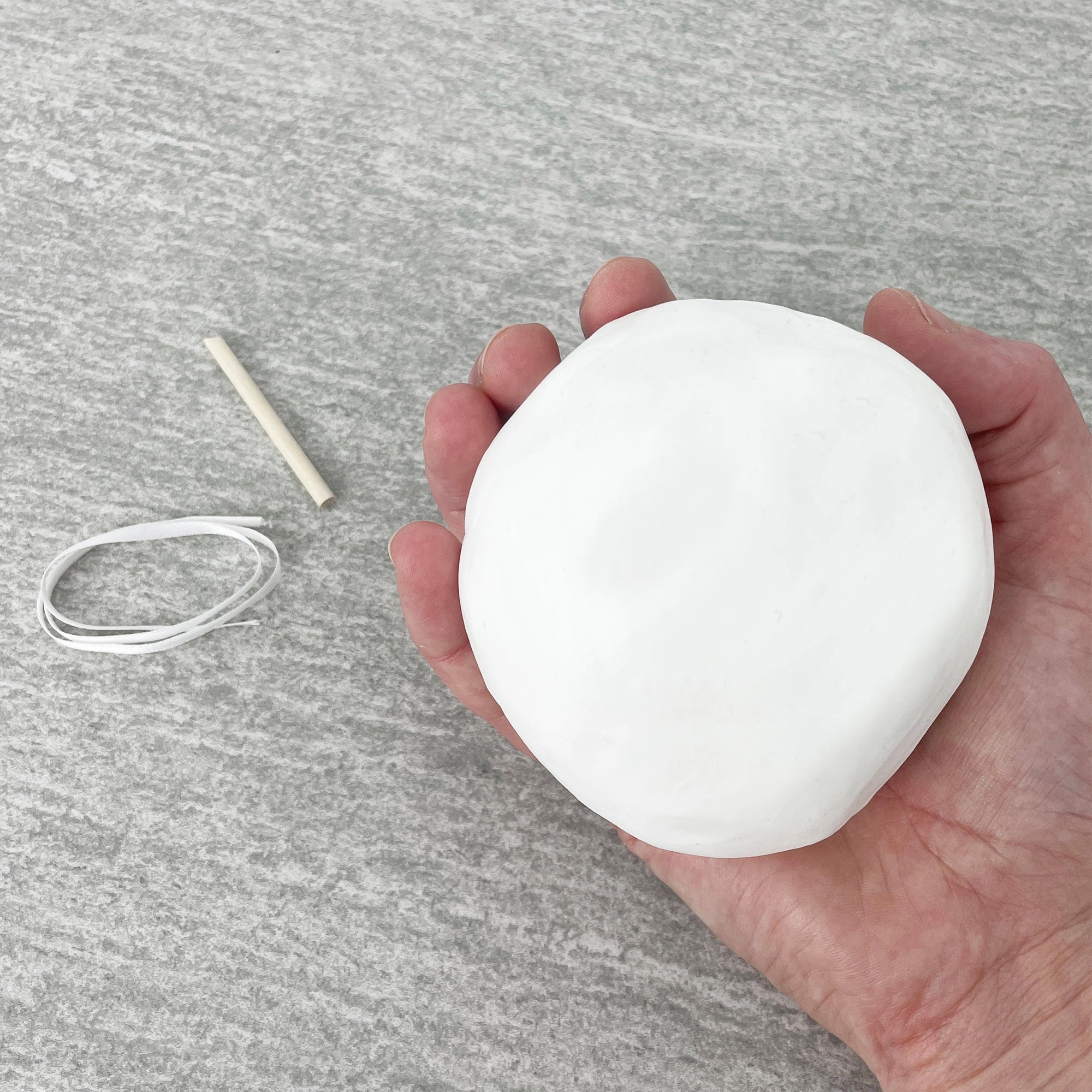 Clay Pet Paw Impression Moulding Kit - White Clay