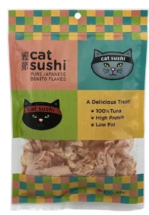 Complete Natural Nutrition Cat Sushi Tuna Bonito Flakes Cat Treats freeze dried cat treats, single ingredient cat treats