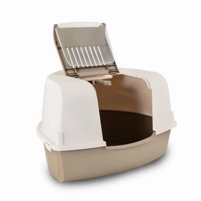 Covered Corner Pan Mocca cat litter scoop,litter box tools