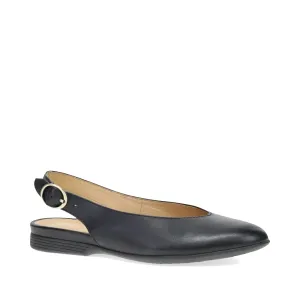Dansko Women's Lea Sling Back Flat in Black