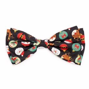 Deck The Halls Dog Bow Tie dog collar accessory,collar decor
