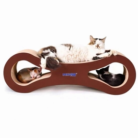 Deku Cat Scratcher 8-Shaped Large 864mm x 260mm x 266mm cat collar set,pet leash set