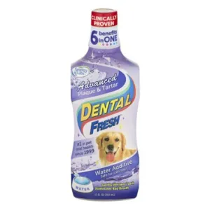 Dental Fresh Advanced Plaque & Tartar Water Additive for Dogs & Cats cat essentials, basic cat supplies