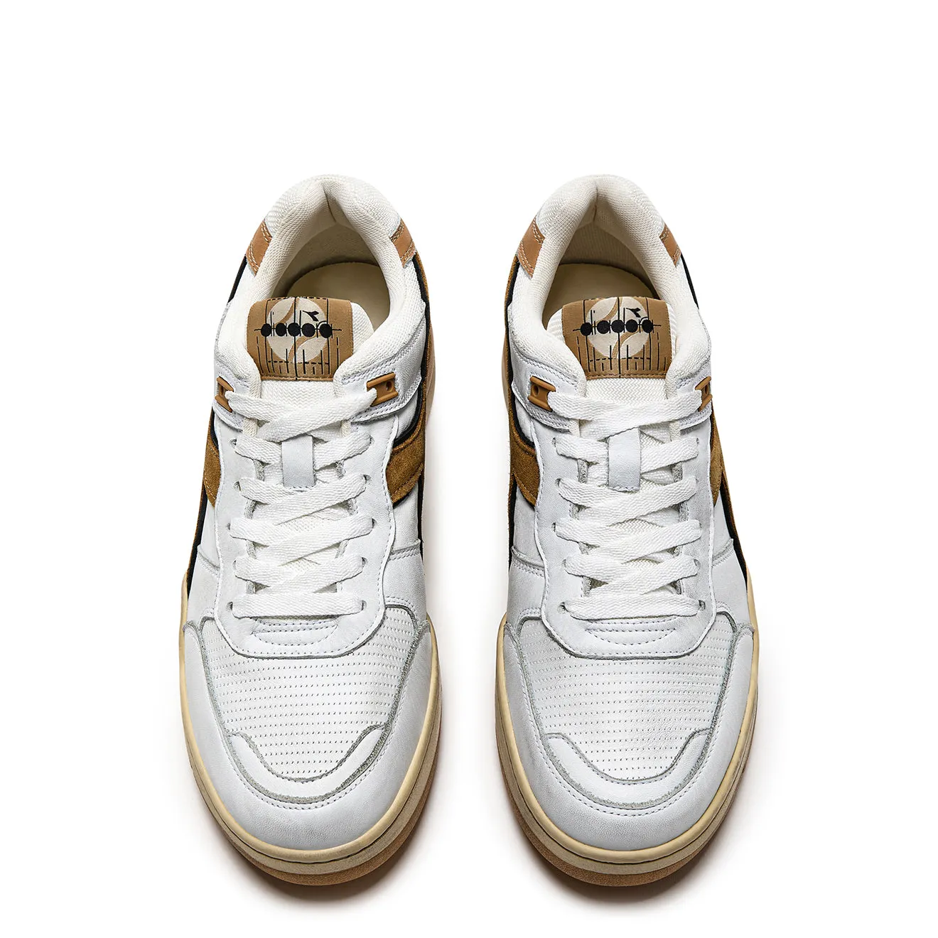 Diadora B.560 Used Trainer White / Beige Doe Shoes Diadora