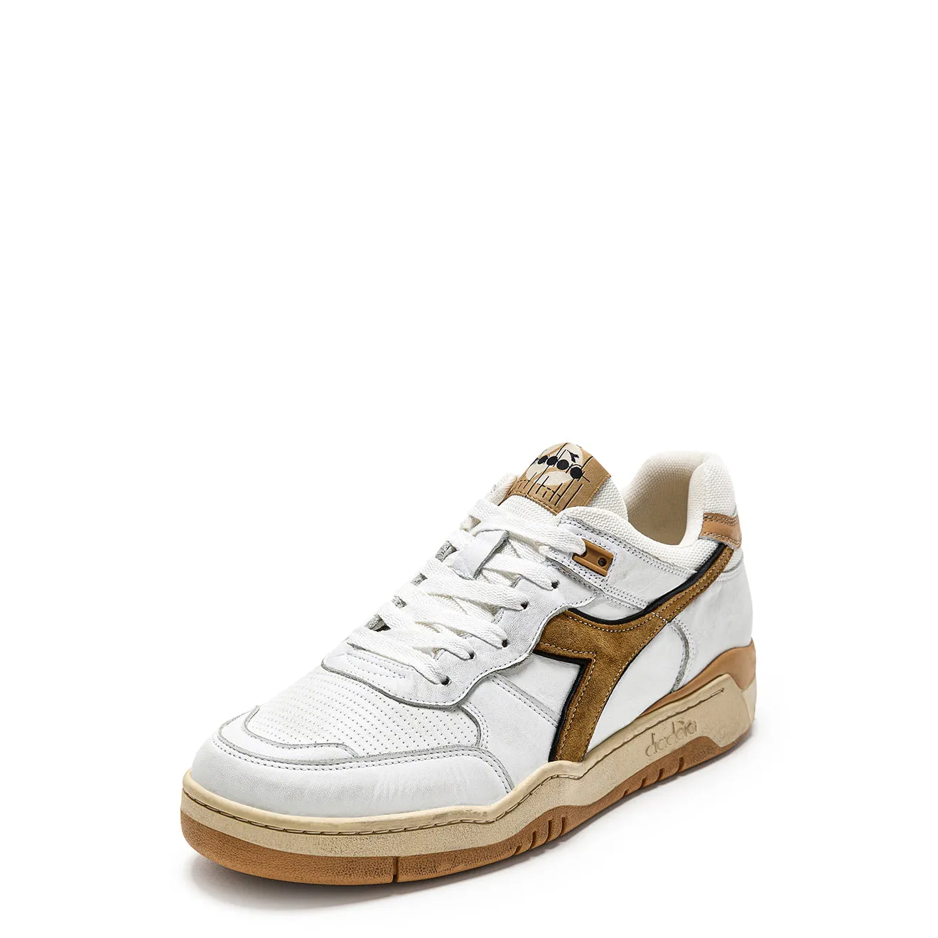 Diadora B.560 Used Trainer White / Beige Doe Shoes Diadora