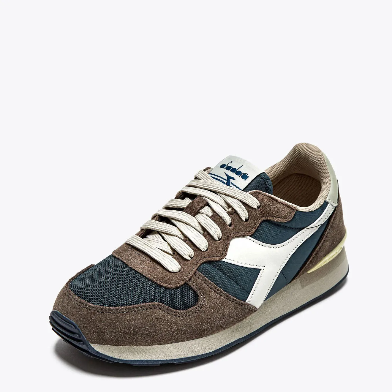 Diadora Camaro Trainer Insignia Blue / Gray Pelican Shoes Diadora