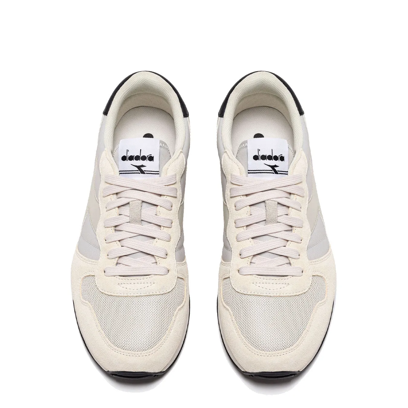 Diadora Women's Camaro Trainers Crystal Grey / Ivory Shoes Diadora