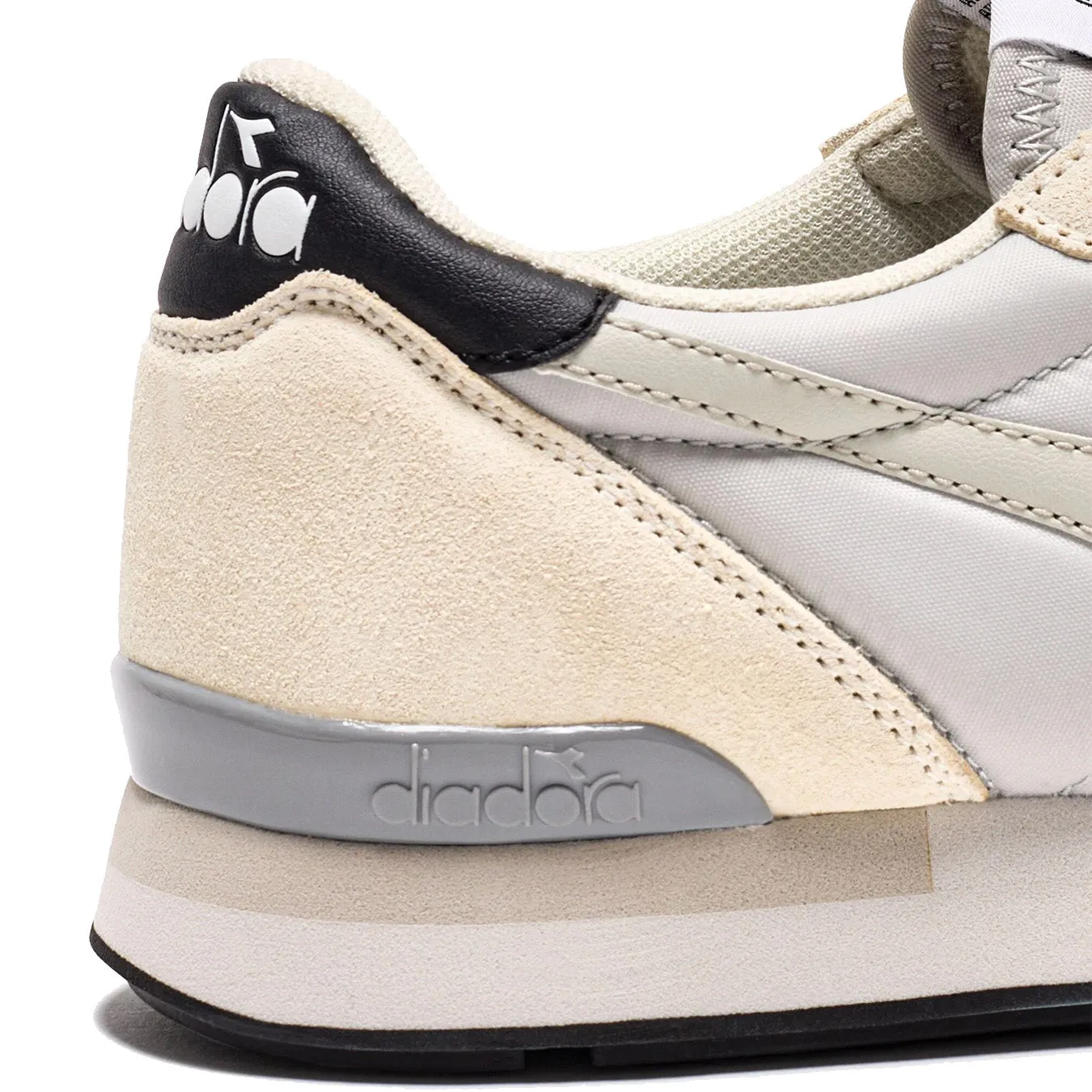Diadora Women's Camaro Trainers Crystal Grey / Ivory Shoes Diadora