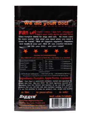 Diggin' Your Dog Firm Up! Pumpkin   Cranberry Super Supplement for Dogs & Cats 4oz cat vitamins, cat immune support