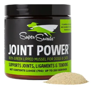 Diggin Your Dog Super Snouts Joint Power (100% Green Lipped Mussel) for Dogs & Cats cat vitamins, cat immune support