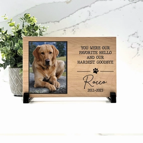 Dog Memorial Frame - You were our favorite hello and our hardest goodbye show poultry,grooming poultry