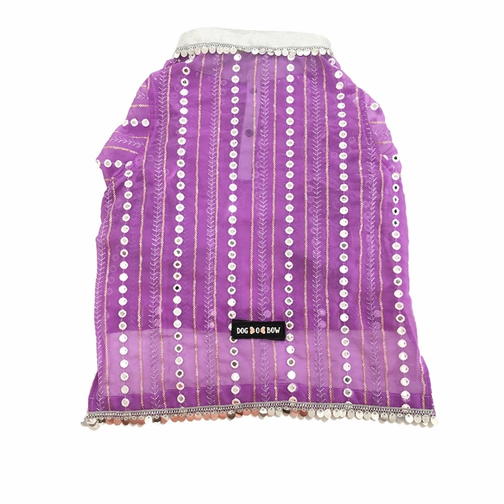 Dogobow Mirror Kurta for Dogs (Lilac)