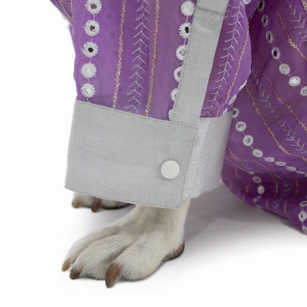 Dogobow Mirror Kurta for Dogs (Lilac)