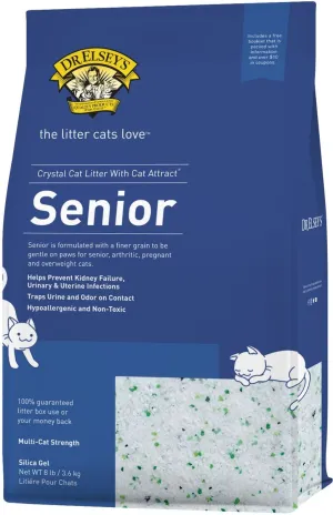 Dr. Elsey's Senior Silica Cat Litter clumping litter for cats, natural cat litter