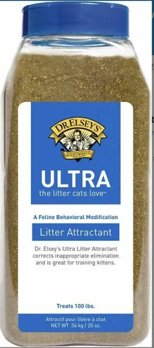 Dr. Elsey's Ultra Litter Attractant clumping litter for cats, natural cat litter