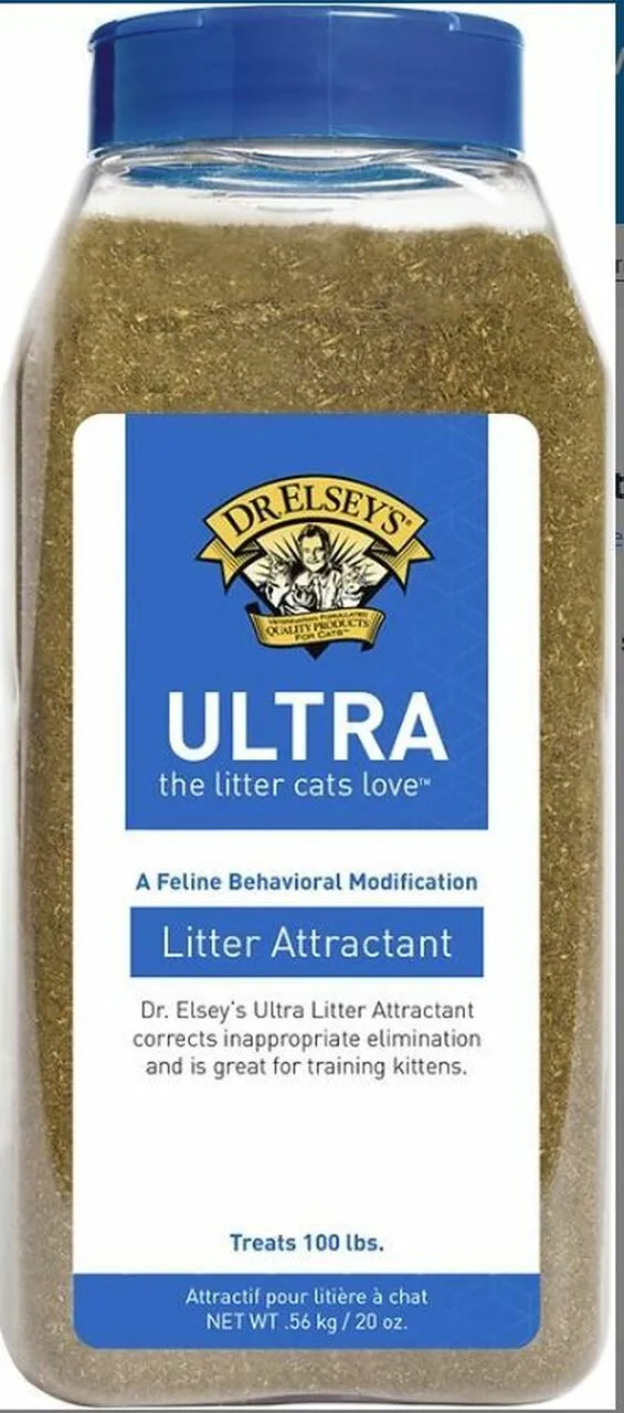 Dr. Elsey's Ultra Litter Attractant clumping litter for cats, natural cat litter