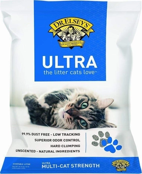 Dr. Elsey's Precious Cat Ultra Clumping Cat Litter unscented cat litter, dust free litter