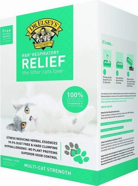 Dr. Elsey's Respiratory Relief Clumping Cat Litter clumping cat litter, odor control litter