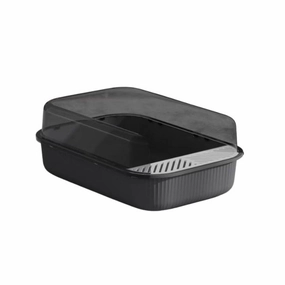 DragonPet Cat Litter Box Semi-Enclosed (L50.5cm x B34.5cm x H18.6cm) cat litter box,cat cage