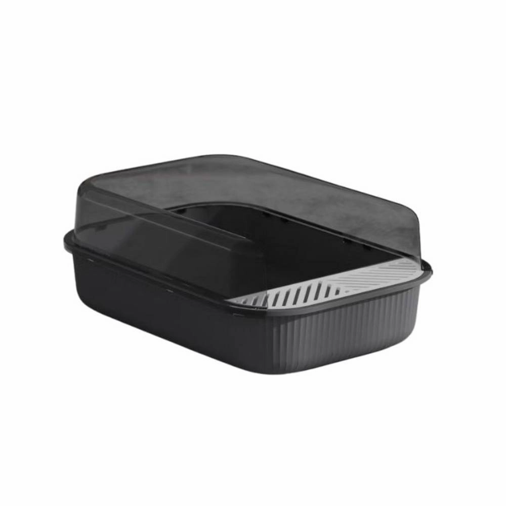 DragonPet Cat Litter Box Semi-Enclosed (L50.5cm x B34.5cm x H18.6cm) cat litter box,cat cage