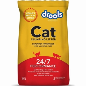 Drools Lavender Scented Clumping Cat Litter