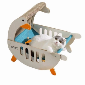 Ducky Cat Scratching Bed cat collar set,pet leash set