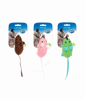 Duvo Assortment Of Mice - 9.5 X 4 X 6cm cat toy set,cat teaser