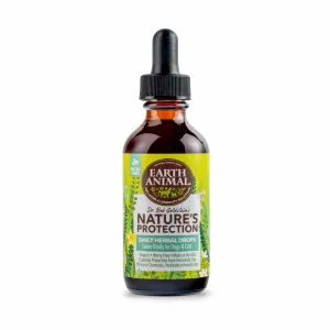 Earth Animal Nature's Protection Flea & Tick Herbal Daily Herbal Drops for Dogs and Cats flea treatment for cats, cat tick remover