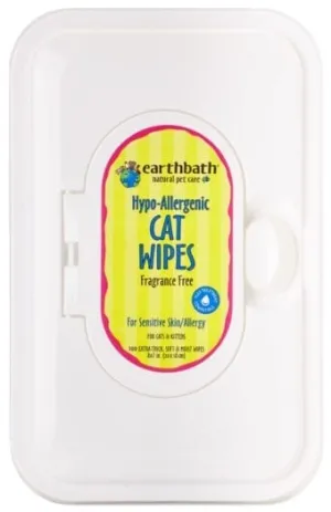 Earthbath Cat Wipes Fragrance Free adult cat food, best cat food for adults