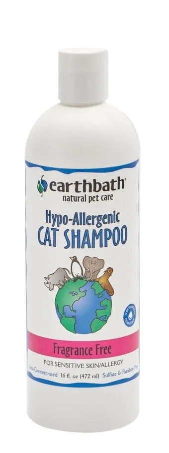Earthbath Hypo-Allergenic Cat Shampoo 472mL adult cat food, best cat food for adults