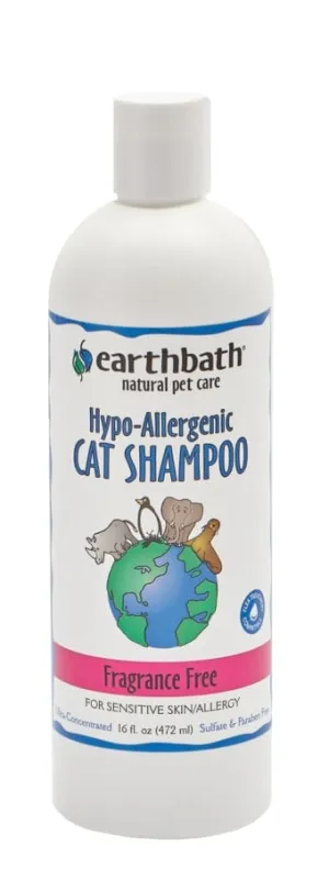 Earthbath Hypo-Allergenic Cat Shampoo 472mL adult cat food, best cat food for adults