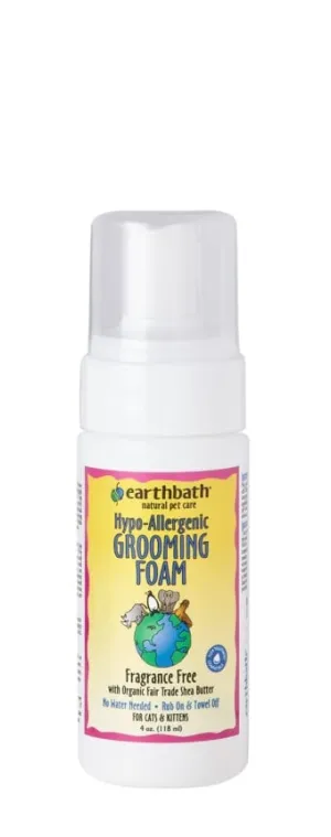 Earthbath Hypo-Allergenic Grooming Foam for Cats 118mL adult cat food, best cat food for adults