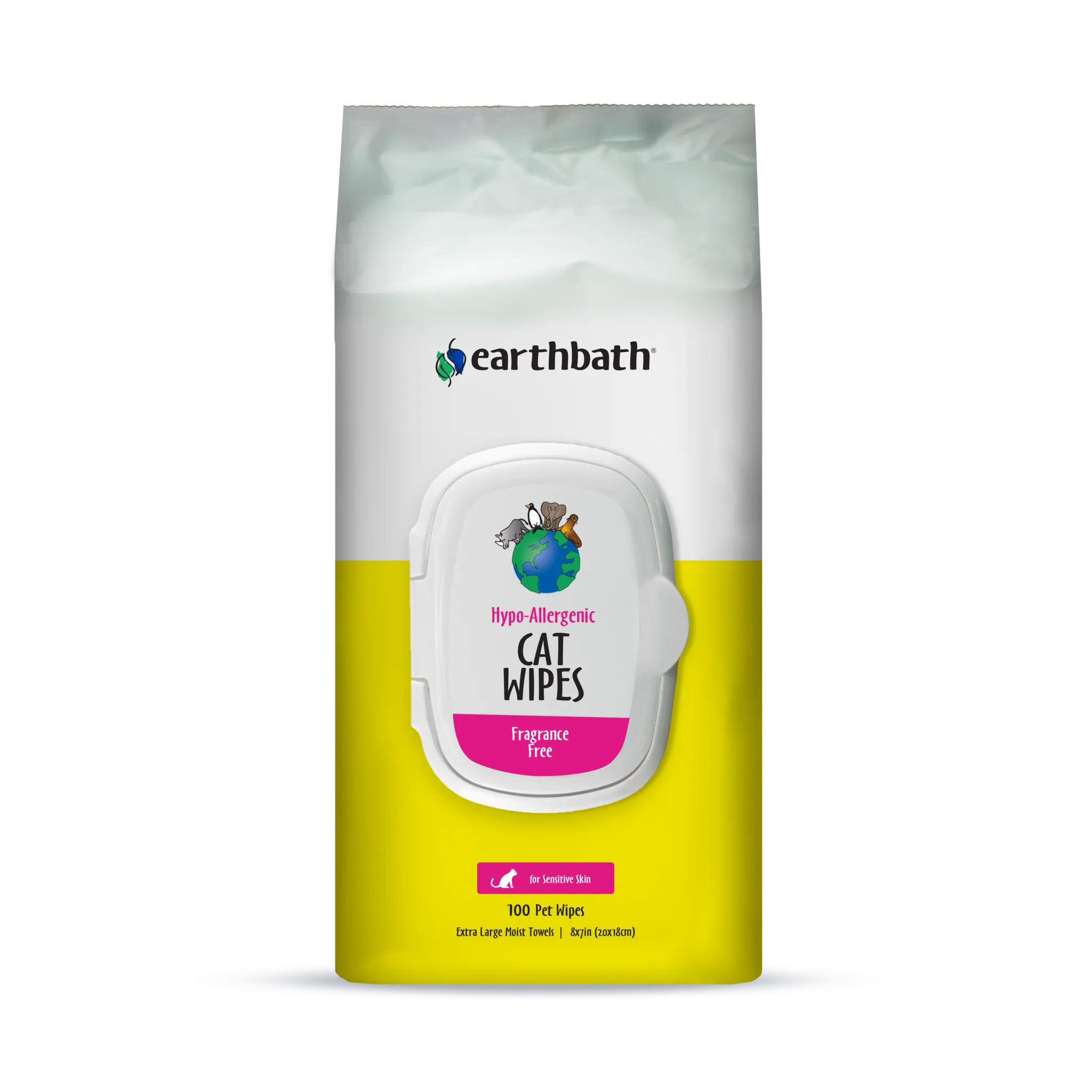 Earthbath Hypo-Allergenic Grooming Wipes for Cats cat essentials, basic cat supplies