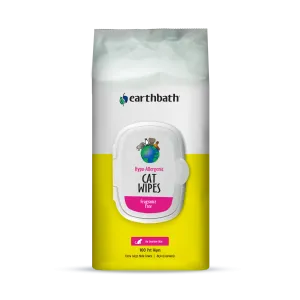 Earthbath Hypo-Allergenic Grooming Wipes for Cats cat essentials, basic cat supplies