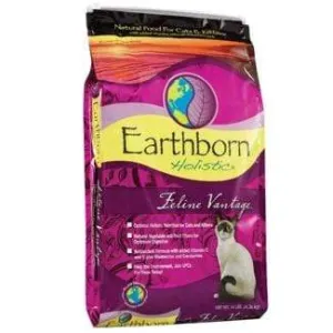 Earthborn Holistic Feline Vantage Natural Cat Food indoor dry cat food, healthy cat kibble
