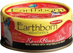 Earthborn Holistic Grain Free RanchHouse Stew Canned Cat Food wet cat food, canned cat food