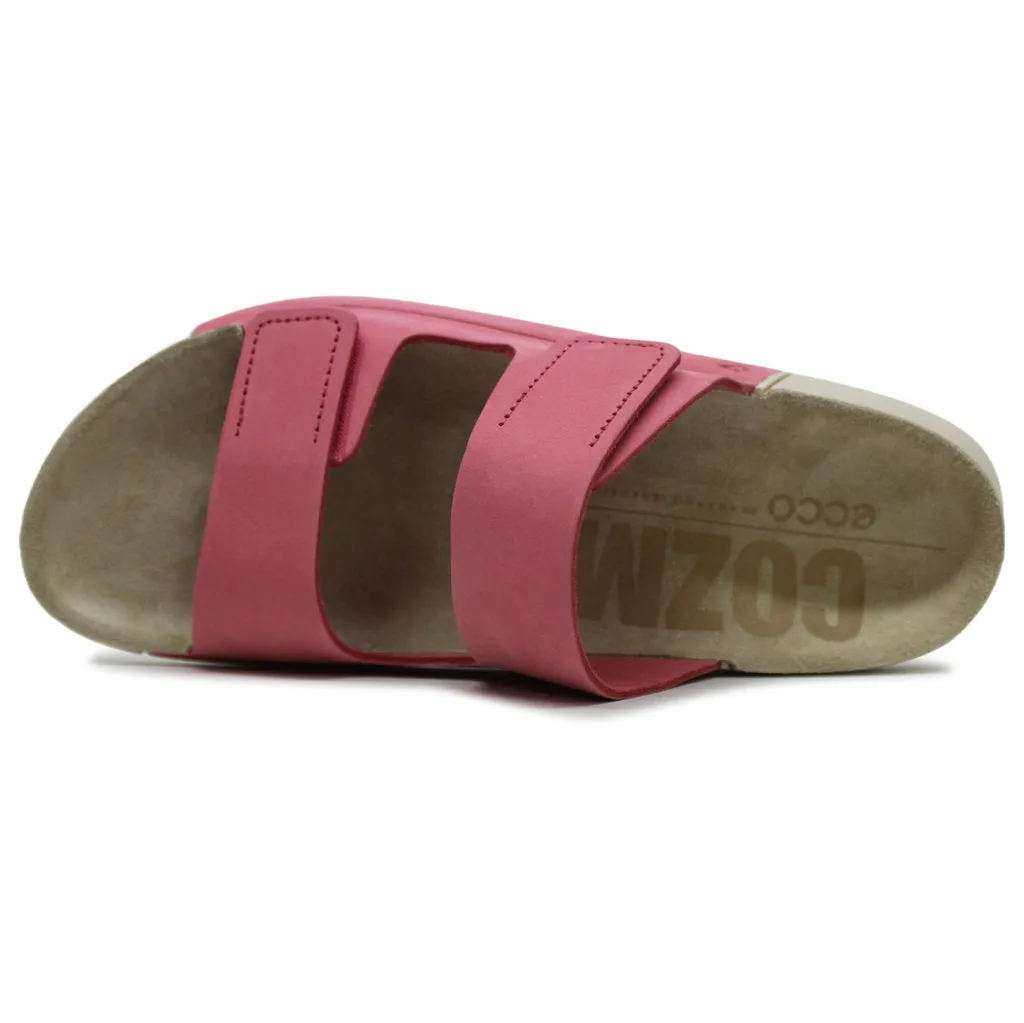 Ecco Cozmo Soft Full Grain Leather Women's Slide Sandals ecco Shoes