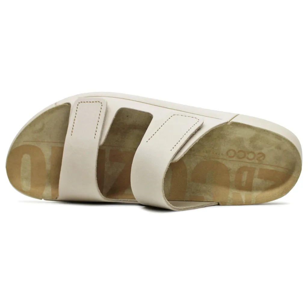 Ecco Cozmo Soft Full Grain Leather Women's Slide Sandals ecco Shoes