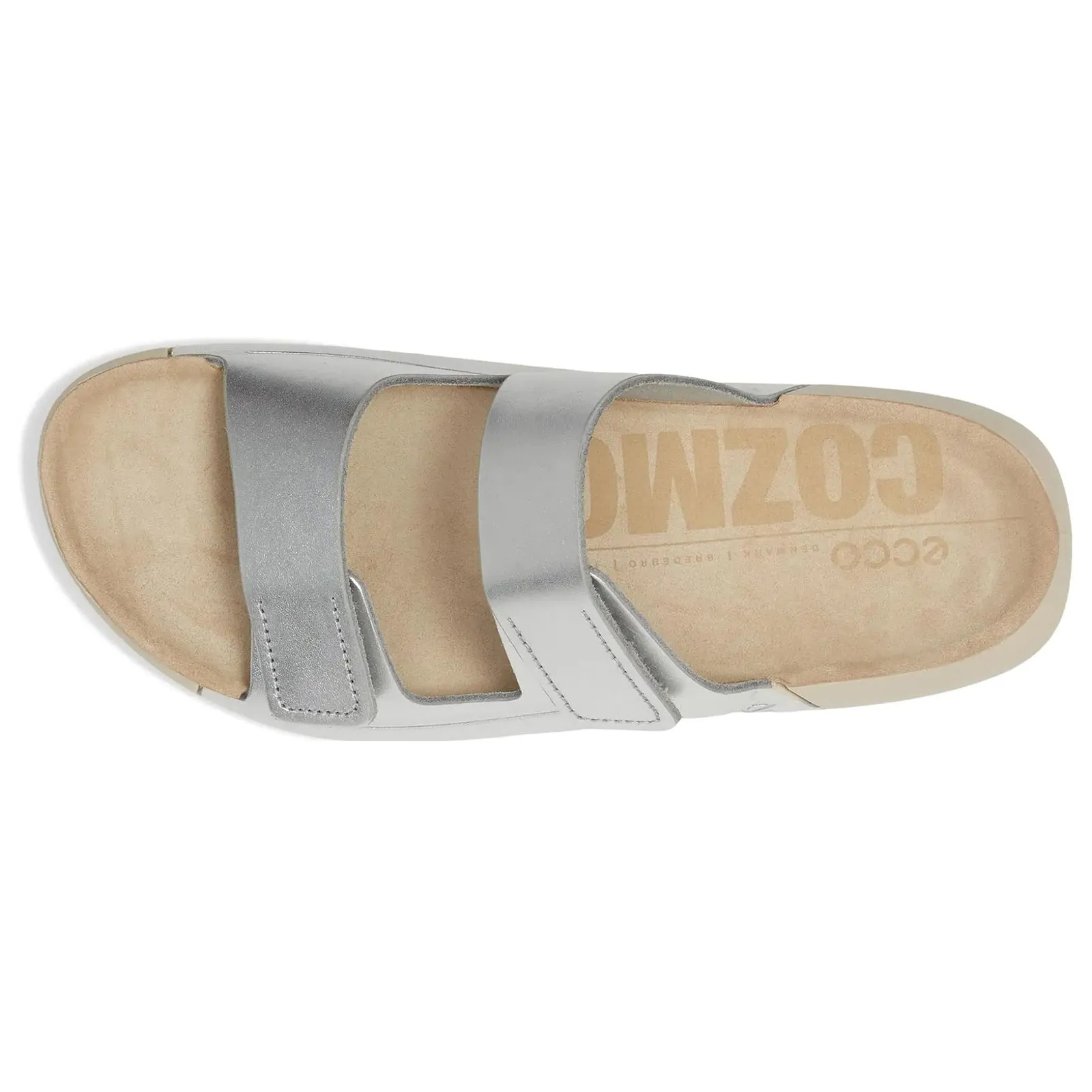 Ecco Cozmo Soft Full Grain Leather Women's Slide Sandals ecco Shoes