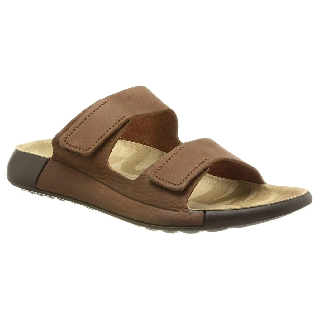 Ecco Cozmo Soft Full Grain Leather Women's Slide Sandals ecco Shoes
