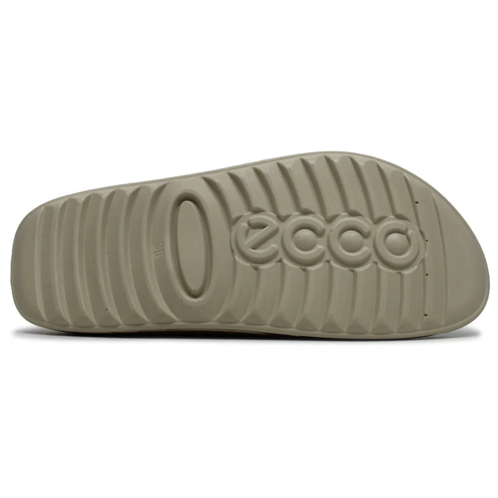 Ecco Cozmo Soft Full Grain Leather Women's Slide Sandals ecco Shoes