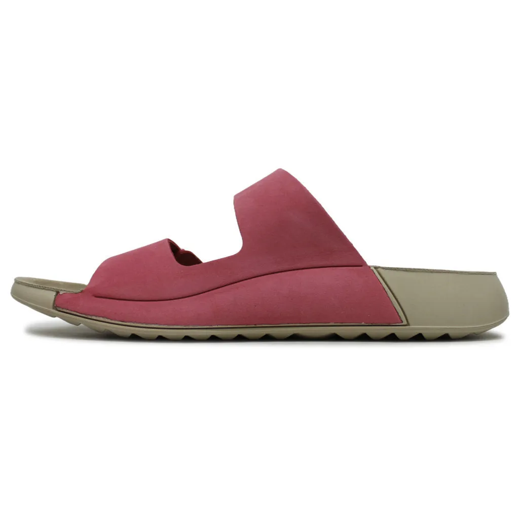 Ecco Cozmo Soft Full Grain Leather Women's Slide Sandals ecco Shoes