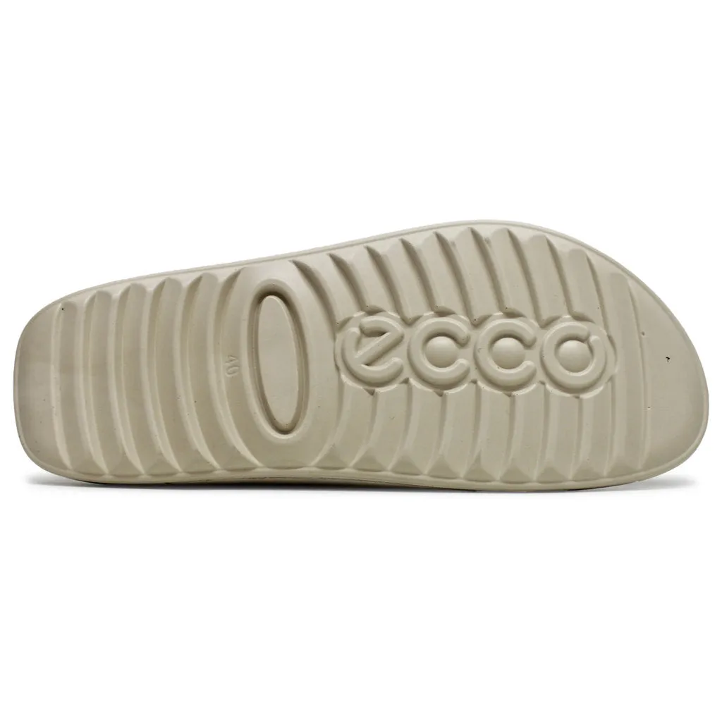 Ecco Cozmo Soft Full Grain Leather Women's Slide Sandals ecco Shoes