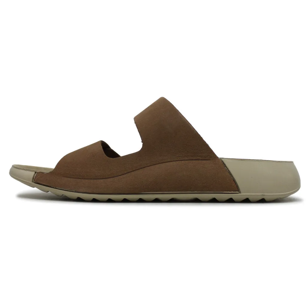 Ecco Cozmo Soft Full Grain Leather Women's Slide Sandals ecco Shoes