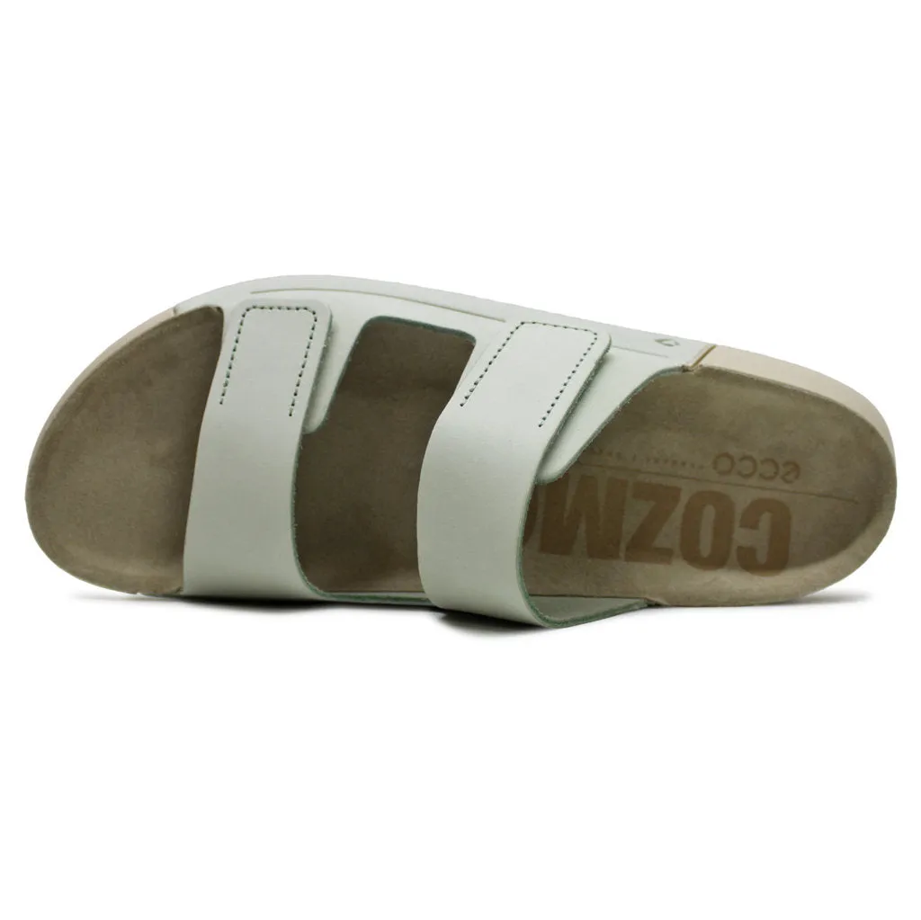 Ecco Cozmo Soft Full Grain Leather Women's Slide Sandals ecco Shoes