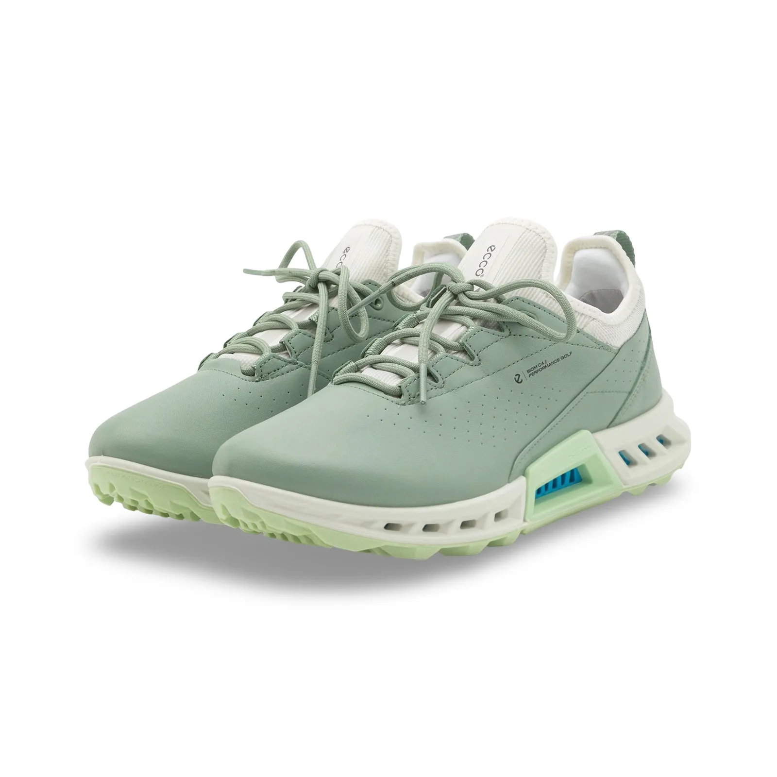 Ecco Golf Biom C4 Leather Textile Women's Low Top Trainers ecco Shoes