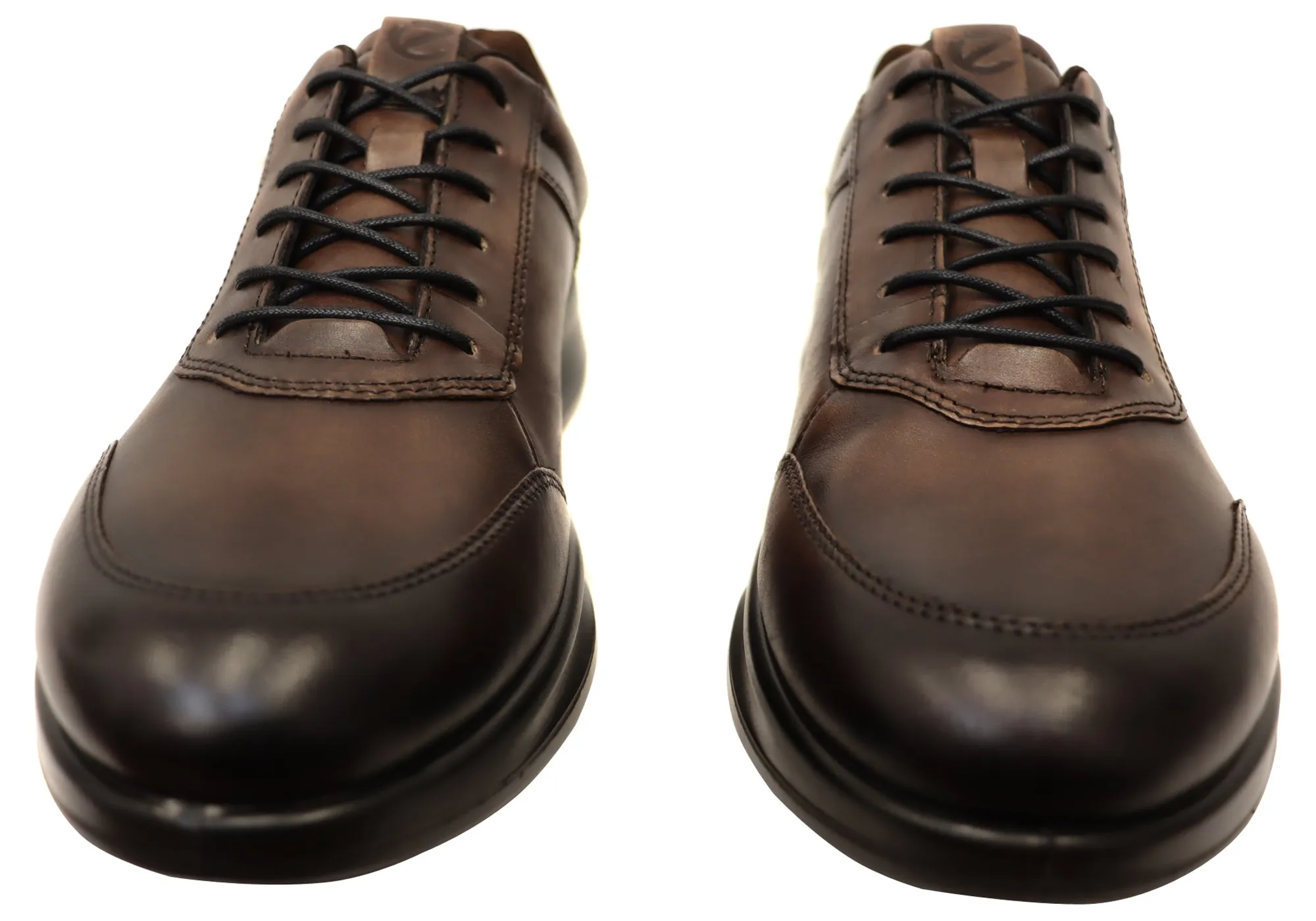 ECCO Mens Comfortable Leather Aquet Sneakers Shoes ecco Shoes